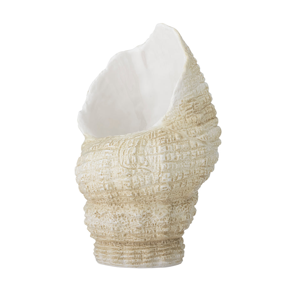 Bloomingville Nano Deko-Muschel, Natur/Creme, L 18 × H 30 × B 17,5 cm
