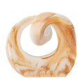 Bloomingville Swirl Deko-Skulptur, Braun, L 18 × H 16,5 × B 8,5 cm