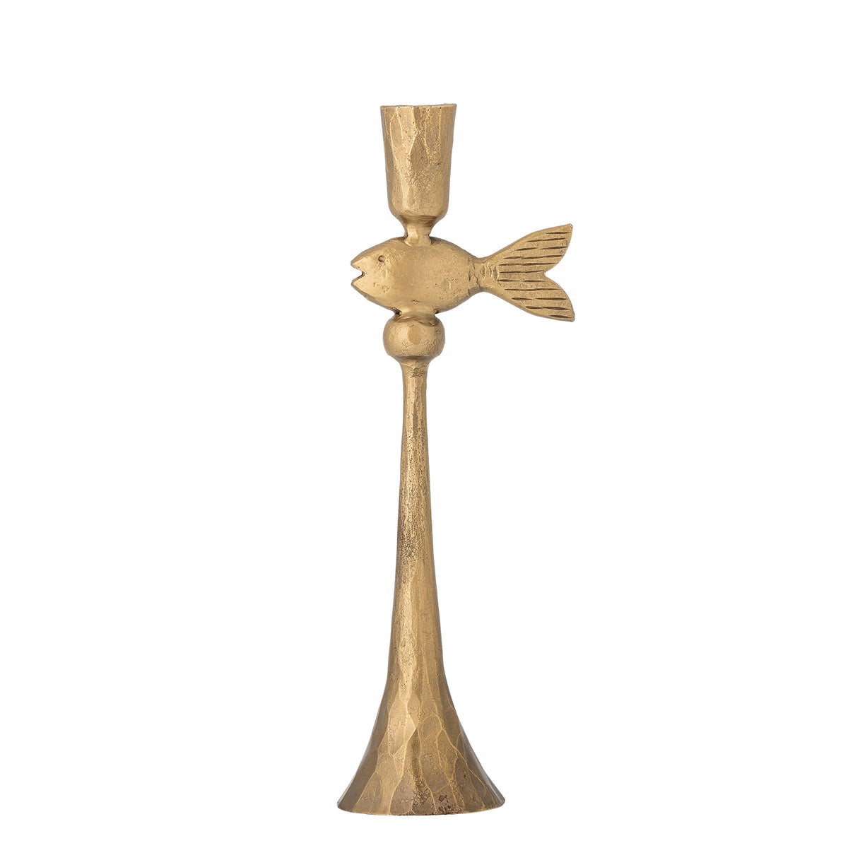 Creative Collection Capet Kerzenhalter, Messingfarben, H 28 × B 9 cm
